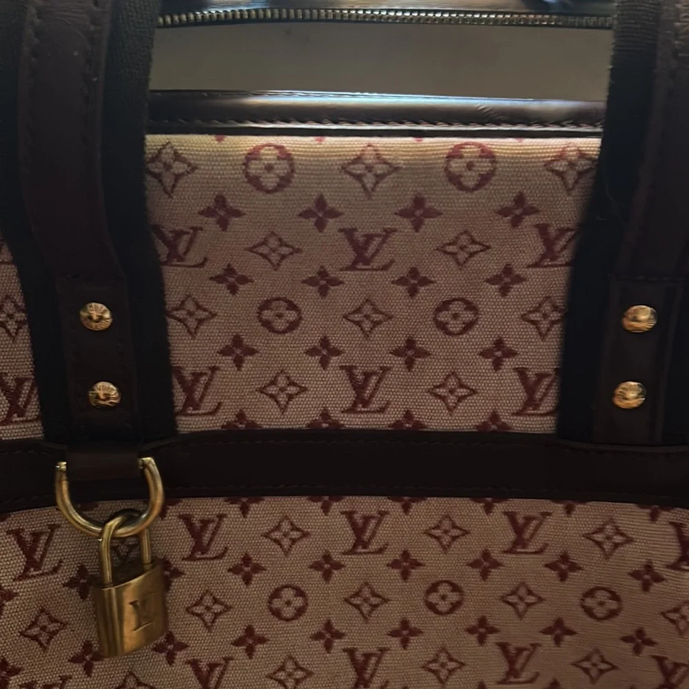 SOLD-Very good condition Louis Vuitton GM Josephine Bordeaux Monogram Minilin - Picture 5 of 17